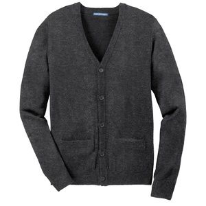V-Neck Cardigan Sweater with Pockets